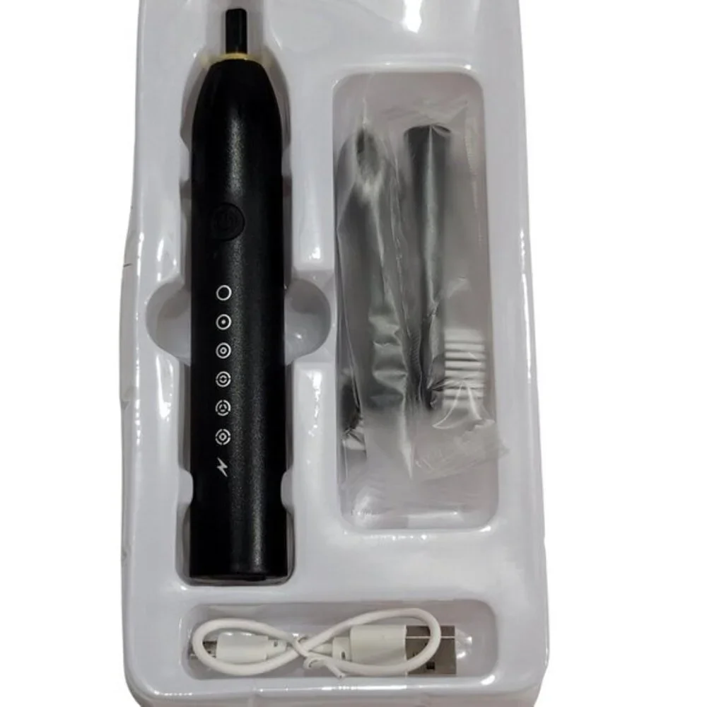 X-3 Sonic Electric Toothbrush IPX7 Waterproof Rechargeable Black